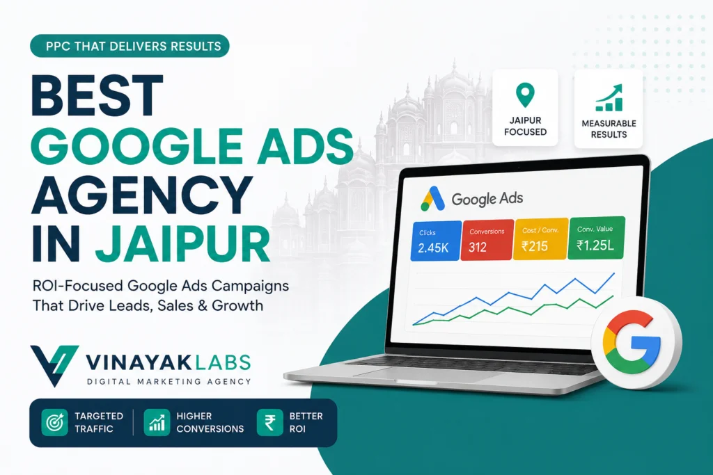 Best Google Ads Agency in Jaipur 2026